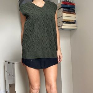 L.L. Bean Green sweater vest XL